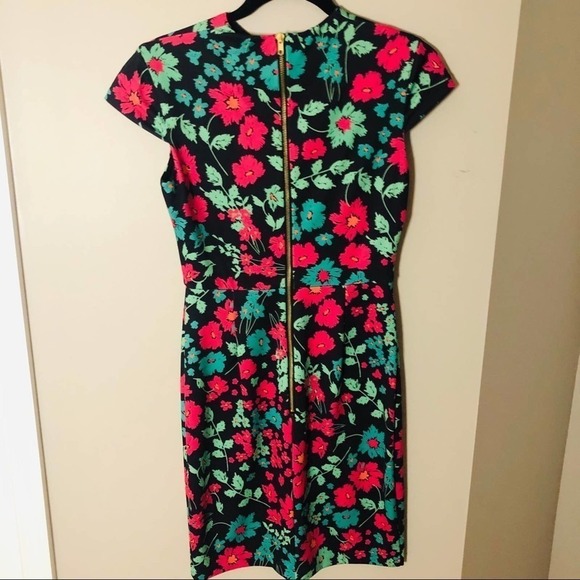 Alexia Admor Colorful Floral Sheath Dress Small - Picture 3 of 7